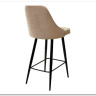 Полубарный стул NEPAL-PB БЕЖЕВЫЙ 5 велюр/ черный каркас (H=68cm) заказать по цене 7 750 руб. в Волгограде