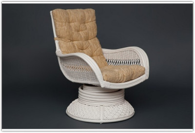 Кресло-качалка "ANDREA Relax Medium" /с подушкой TCH White (белый)