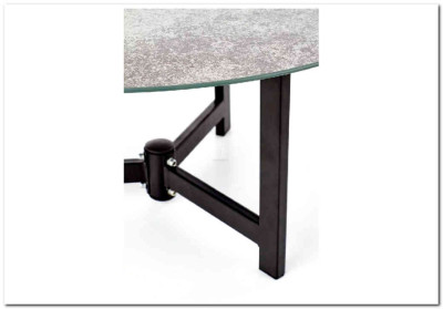 Комплект Halmar TWINS 2 стола журнальных (серый/коричневый)