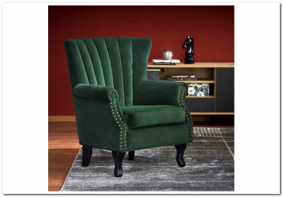 Кресло Halmar TITAN темно-зеленый