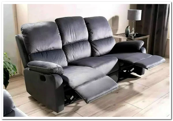 Диван-реклайнер Signal SPENCER 3 VELVET (серый) заказать по цене 92 497 руб. в Волгограде