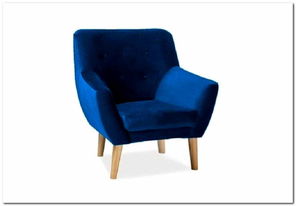 Кресло Signal NORDIC 1 Velvet Bluvel 86 (синий) заказать по цене 43 923 руб. в Волгограде