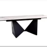Стол обеденный Signal PETERSON Ceramic 160 раскладной (Statuario Venato белый/черный мат) заказать по цене 162 833 руб. в Волгограде