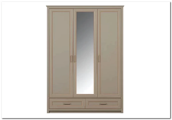 Шкаф с зеркалом Классик SZF2D1L2S глиняный серый БРВ заказать по цене 105 620 руб. в Волгограде