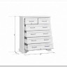 Комод Stylius (Стилиус) B169-KOM6S BRW заказать по цене 37 800 руб. в Волгограде