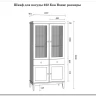 Шкаф для посуды Бон Вояж 222 из массива сосны заказать по цене 48 250 руб. в Волгограде