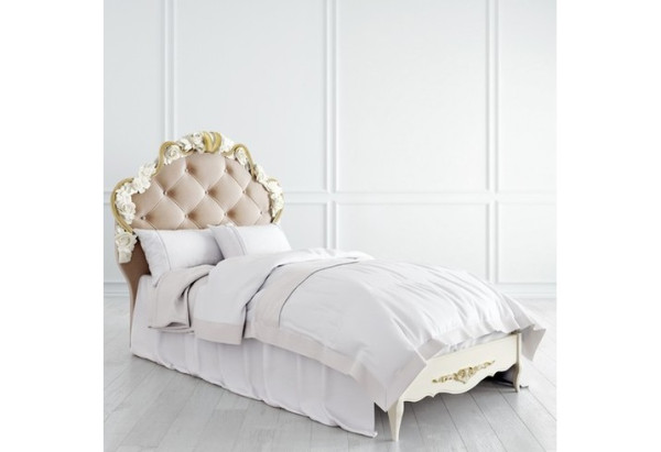 Купить Кровать с мягким изголовьем 90*190 Romantic R409-K02-AG-B01 с доставкой по России по цене производителя можно в магазине Другая Мебель в Волгограде