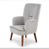 Кресло BISHOP  Halmar (светло-серый/орех) заказать по цене 41 016 руб. в Волгограде