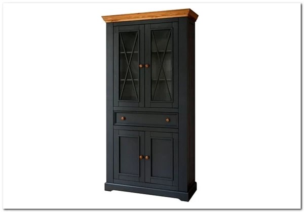Шкаф для посуды Форест Графит широкий 4 двери 1 ящик заказать по цене 56 979 руб. в Волгограде