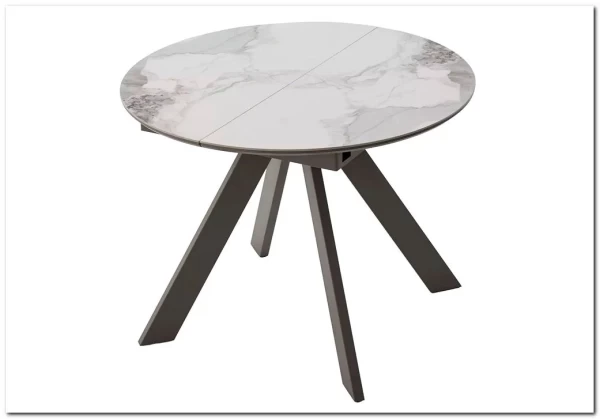 Стол БОНЖУР 100 PANDORA LIGHT, керамика / ЛАТТЕ каркас заказать по цене 37 600 руб. в Волгограде