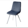 Стул DAIQUIRI BLUVEL-06 BLUE / белый каркас, велюр заказать по цене 4 050 руб. в Волгограде