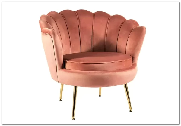 Кресло SIGNAL CAMELLIA Velvet Bluvel 52 (античный розовый/золотой) заказать по цене 27 417 руб. в Волгограде