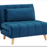 Диван BILLY VELVET TAP.188  Signal (синий/бук) заказать по цене 50 786 руб. в Волгограде