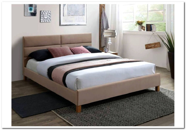 Кровать Signal SIERRA VELVET (бежевый/дуб) 160/200 заказать по цене 38 328 руб. в Волгограде
