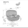 Кресло SIGNAL BRIGITTE Brego 68 карри/хром заказать по цене 41 646 руб. в Волгограде