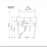 Стул кухонный Halmar K537 (кремовый/золотой) заказать по цене 12 582 руб. в Волгограде