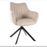 Стул кухонный Signal AZALIA Velvet Bluvel 30 поворотный (светло-бежевый/черный) заказать по цене 20 033 руб. в Волгограде