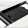 Стол VOLAND BIANCO TL-45 испанская керамика/ BLACK "белый мрамор" заказать по цене 48 660 руб. в Волгограде