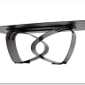 Стол TOVE 240 GREY, стекло BUBBLE / Шоколадное золото каркас ®DISAUR заказать по цене 150 500 руб. в Волгограде