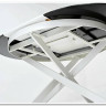 Стол TRENTO 120 HIGH GLOSS STATUARIO Белый мрамор глянцевый, керамика/ белый каркас заказать по цене 73 620 руб. в Волгограде