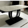 Стол MATERA 160 MARBLES KL-99 Белый мрамор матовый, итальянская керамика/ черный каркас заказать по цене 116 100 руб. в Волгограде