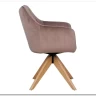 Стул кухонный Signal AZALIA D Velvet Bluvel 40 поворотный (темно-бежевый/дуб) заказать по цене 21 209 руб. в Волгограде