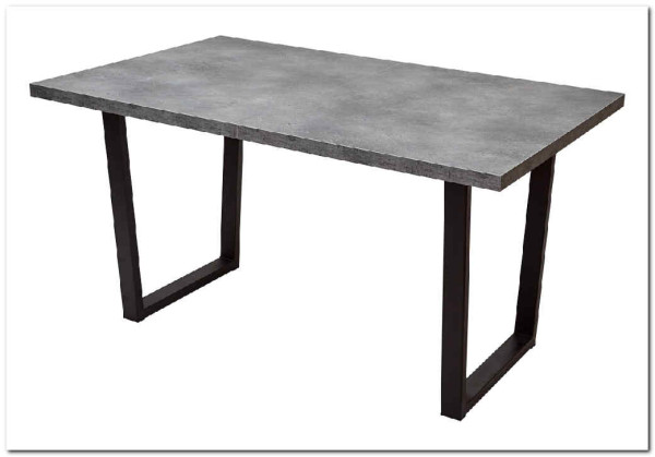 Стол ЛОФТ Бетон Портленд/ Черный 138 заказать по цене 22 500 руб. в Волгограде