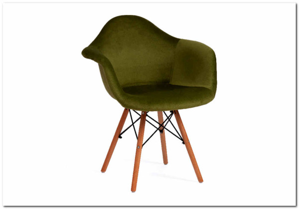 Кресло Secret De Maison CINDY SOFT (EAMES) (mod. 101) зеленый (HLR 54)/натуральный заказать по цене 7 720 руб. в Волгограде