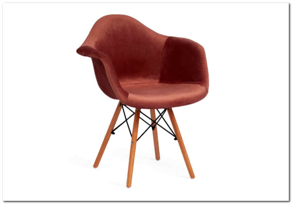 Кресло Secret De Maison CINDY SOFT (EAMES) (mod. 101) коралловый (HLR 44)/натуральный заказать по цене 7 720 руб. в Волгограде