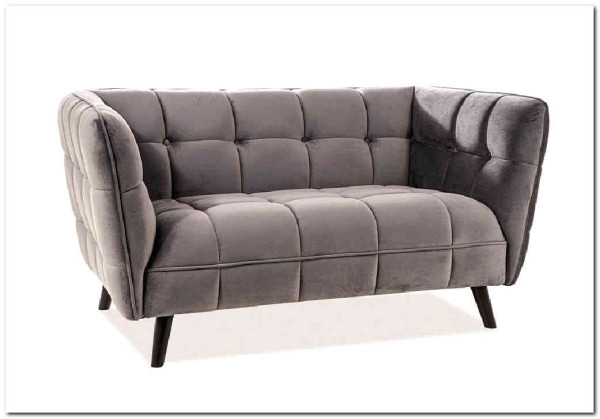 Диван CASTELLO 2 Velvet Bluvel 14  Signal (серый) заказать по цене 84 495 руб. в Волгограде