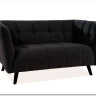 Диван CASTELLO 2 Velvet Bluvel 19  Signal (черный) заказать по цене 84 495 руб. в Волгограде