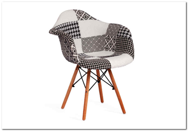Кресло Secret De Maison CINDY SOFT (EAMES) (mod. 101) black/white (черный/белый) заказать по цене 7 720 руб. в Волгограде