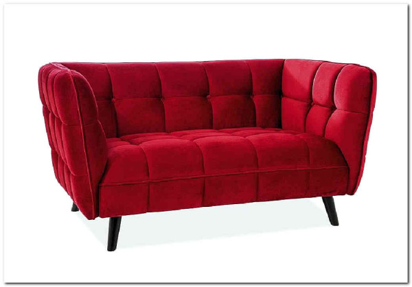 Диван CASTELLO 2 Velvet Bluvel 59  Signal (бордовый) заказать по цене 84 495 руб. в Волгограде