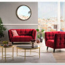 Диван CASTELLO 2 Velvet Bluvel 59  Signal (бордовый) заказать по цене 84 495 руб. в Волгограде