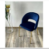 Стул AGNES BLUVEL-86 NAVY BLUE, золотой каркас заказать по цене 4 725 руб. в Волгограде