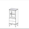 Комод-бар LA-KB 1/2 BAREK L/P Lagos Taranko заказать по цене 97 820,55 руб. в Волгограде