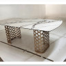 Стол CHIAVARI 220 KL-188 Контрастный мрамор матовый, итальянская керамика / Шампань, DISAUR заказать по цене 96 480 руб. в Волгограде