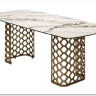 Стол CHIAVARI 220 KL-188 Контрастный мрамор матовый, итальянская керамика / Шампань, DISAUR заказать по цене 96 480 руб. в Волгограде