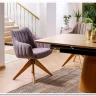 Стул кухонный Signal AZALIA D Velvet Bluvel 14 поворотный (серый/дуб) заказать по цене 21 209 руб. в Волгограде