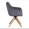 Стул кухонный Signal AZALIA D Velvet Bluvel 14 поворотный (серый/дуб) заказать по цене 21 209 руб. в Волгограде