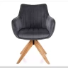 Стул кухонный Signal AZALIA D Velvet Bluvel 14 поворотный (серый/дуб) заказать по цене 21 209 руб. в Волгограде