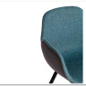 Стул VALENTINO (mod. PC45-2) Turquoise (бирюзовый)/Grey (серый)/чёрный заказать по цене 10 640 руб. в Волгограде
