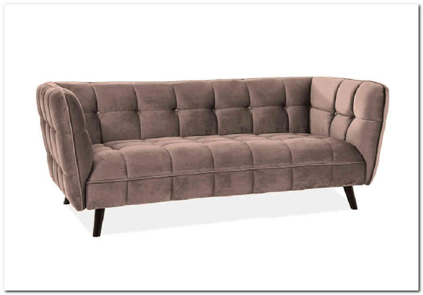 Диван CASTELLO 3 Velvet Bluvel 28  Signal (бежевый) заказать по цене 109 510 руб. в Волгограде