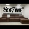 Угловой диван Висмут с оттоманкой Soft Time заказать по цене 109 638 руб. в Волгограде