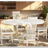 Стул DOLCE мягкое сидение бук, ivory white, велюр Tenerife Ultimate grey заказать по цене 9 920 руб. в Волгограде