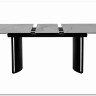 Стол RASMUS 160 TL-45 Белый мрамор, испанская керамика / черный каркас, DISAUR заказать по цене 95 250 руб. в Волгограде