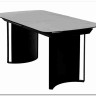 Стол RASMUS 160 TL-45 Белый мрамор, испанская керамика / черный каркас, DISAUR заказать по цене 95 250 руб. в Волгограде