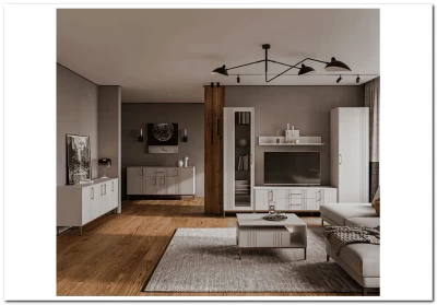 Шкаф Бетти кашемир 1D BRW