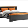 Кровать Жасмин LOZ160x200 (Графит/Дуб артизан) BRW заказать по цене 34 560 руб. в Волгограде
