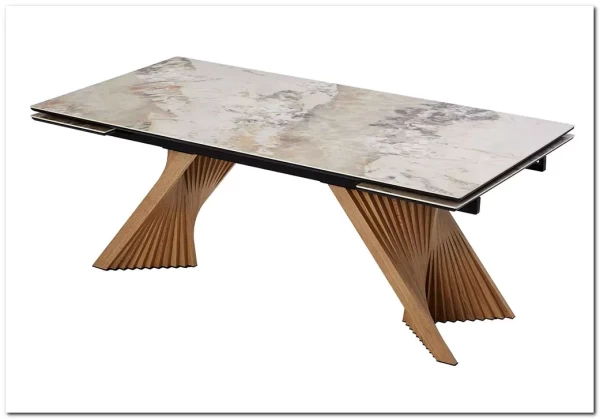 Стол МАНХЭТТЕН 200 PANDORA, керамика / Дуб Галифакс заказать по цене 101 100 руб. в Волгограде